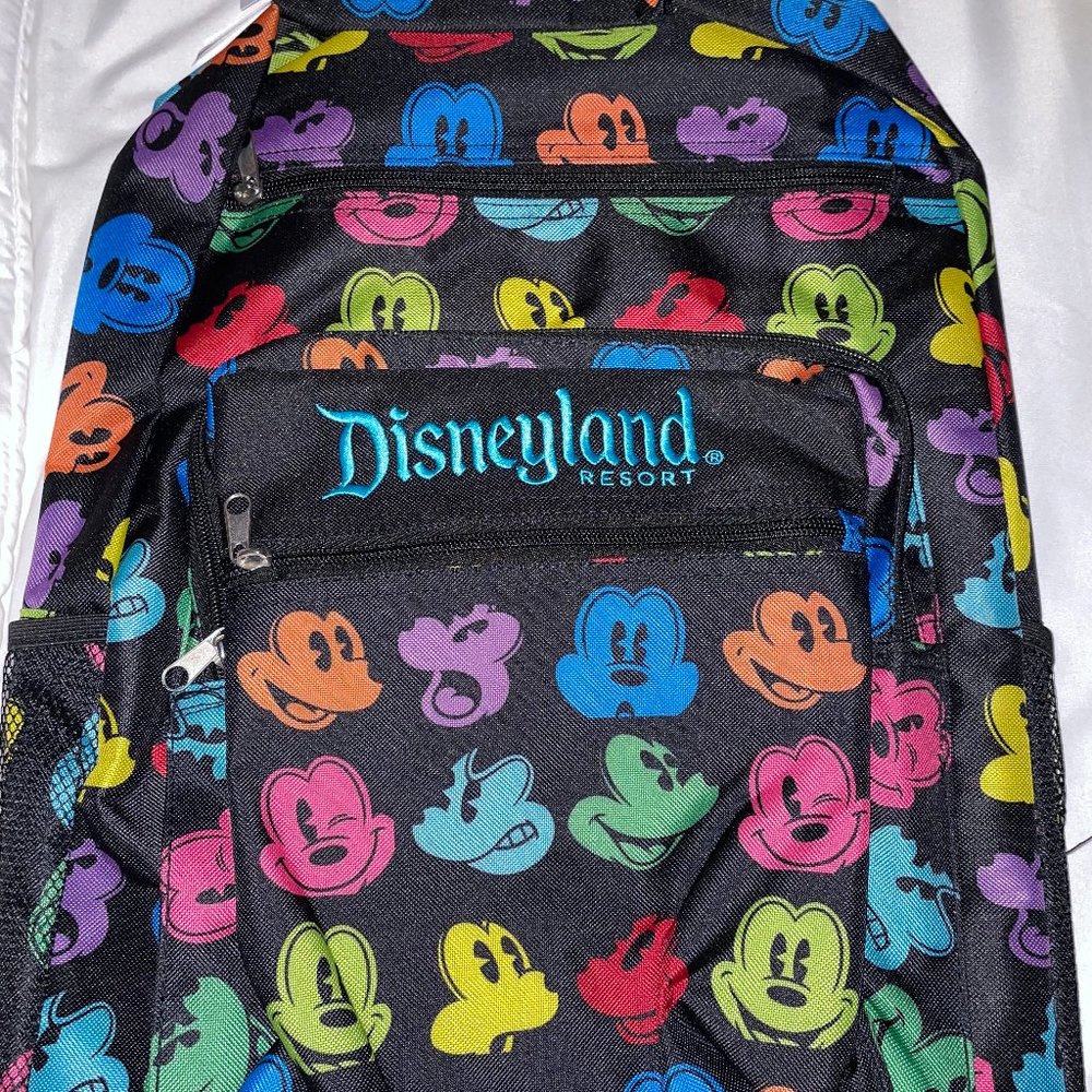 Disney- Disneyland Resort w/ Mickey Print Backpack